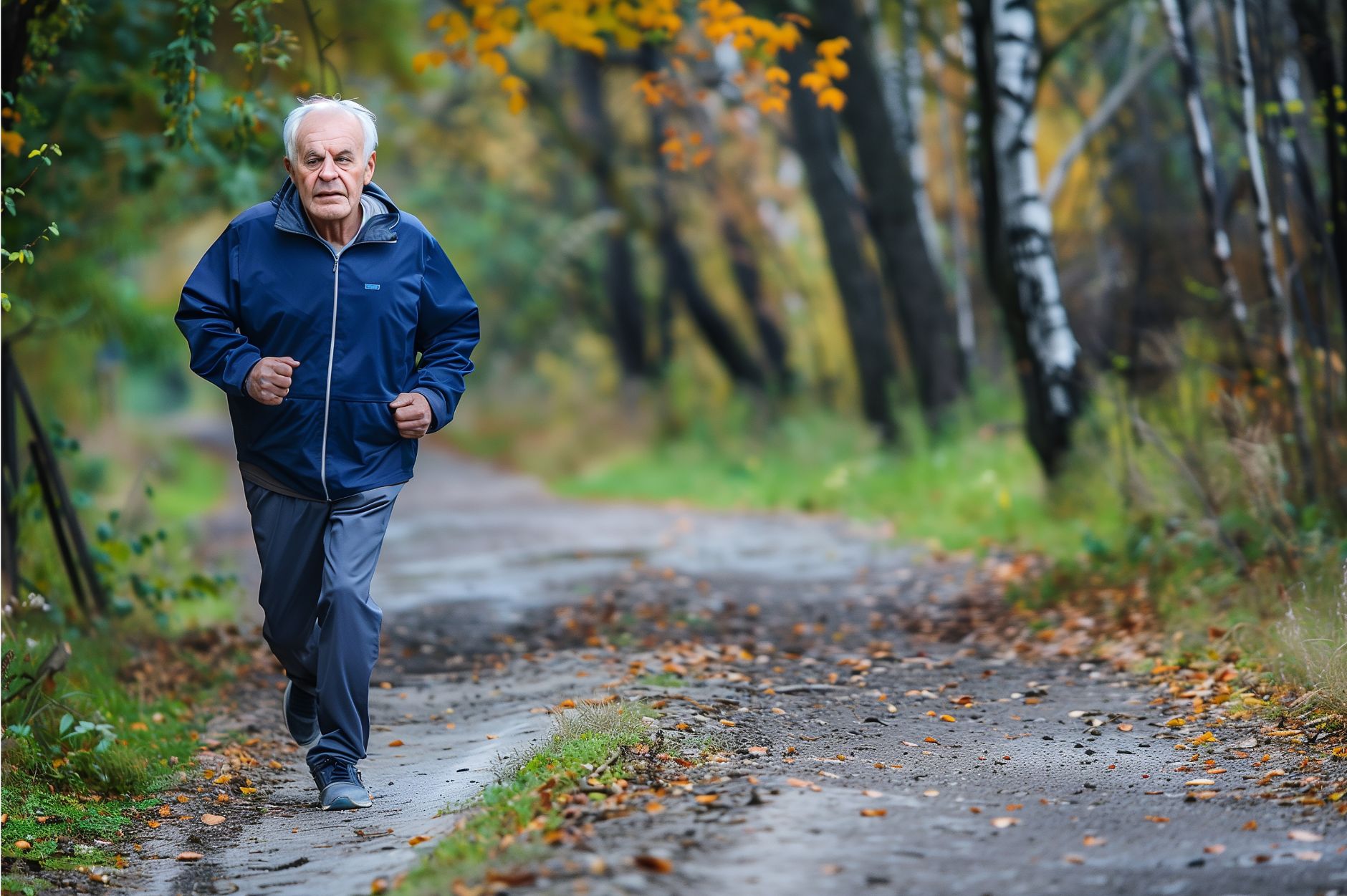 Walking outdoors in sunlight for stress relief