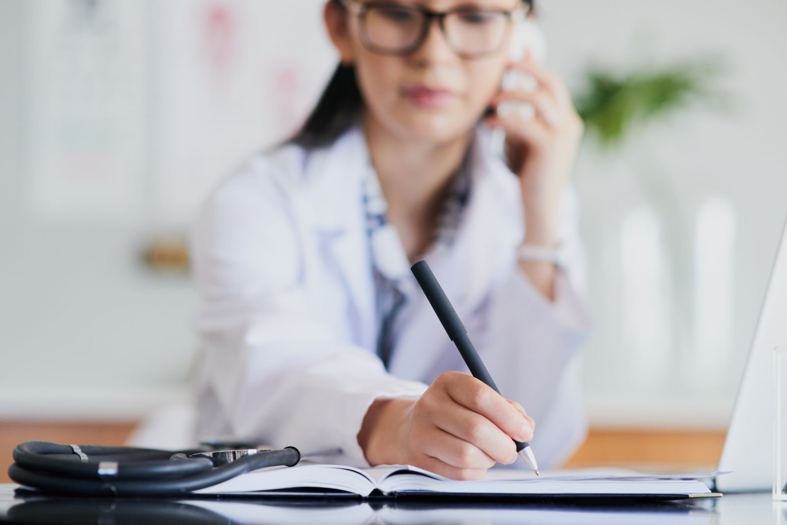 Scheduling an appointment by phone call for healthcare
