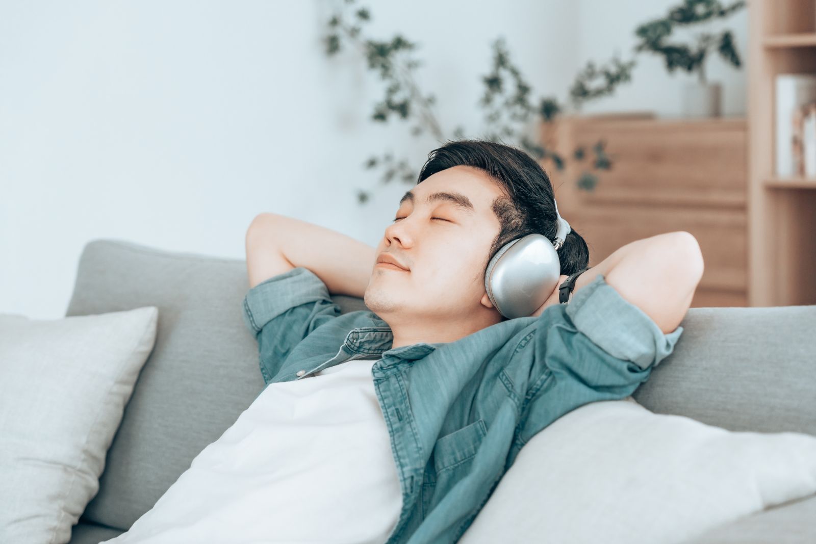 Man planning healthy routine and follow-up care in a calm home setting